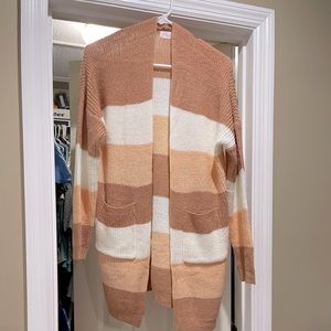 Pumpkin color cardigan